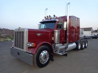 1997 Peterbilt 379 Extended Hood Heavy Lowboy Hauler Truck photo