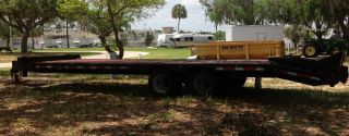 1991 Holden Industries Equipment Trailer 8.  6 By 34long photo