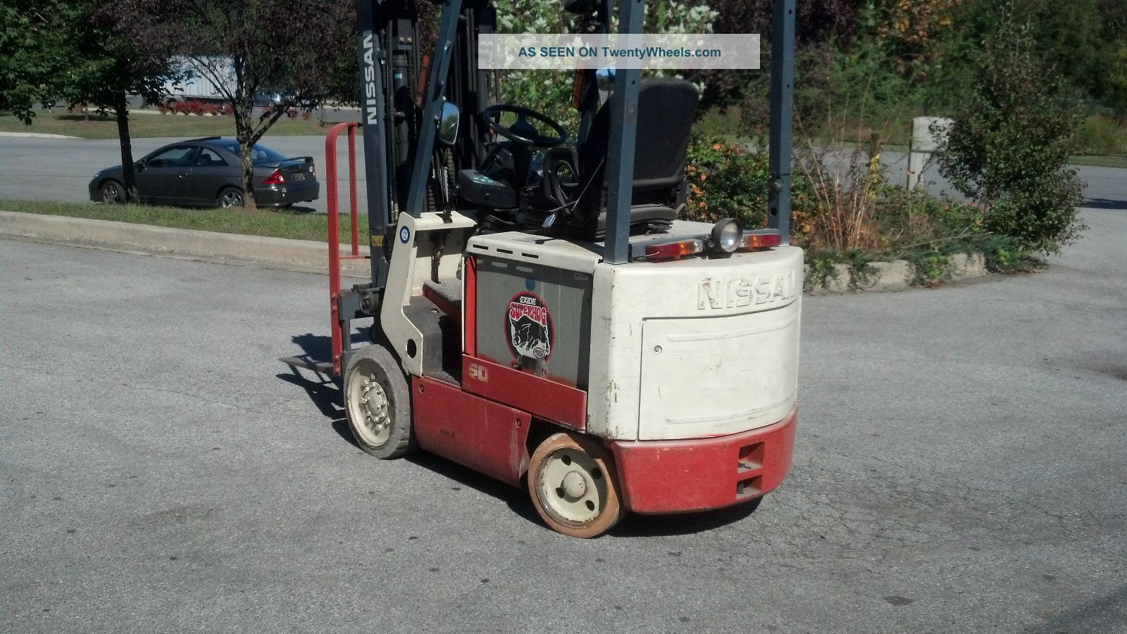 Nissan forklift model cwp02l25s #10