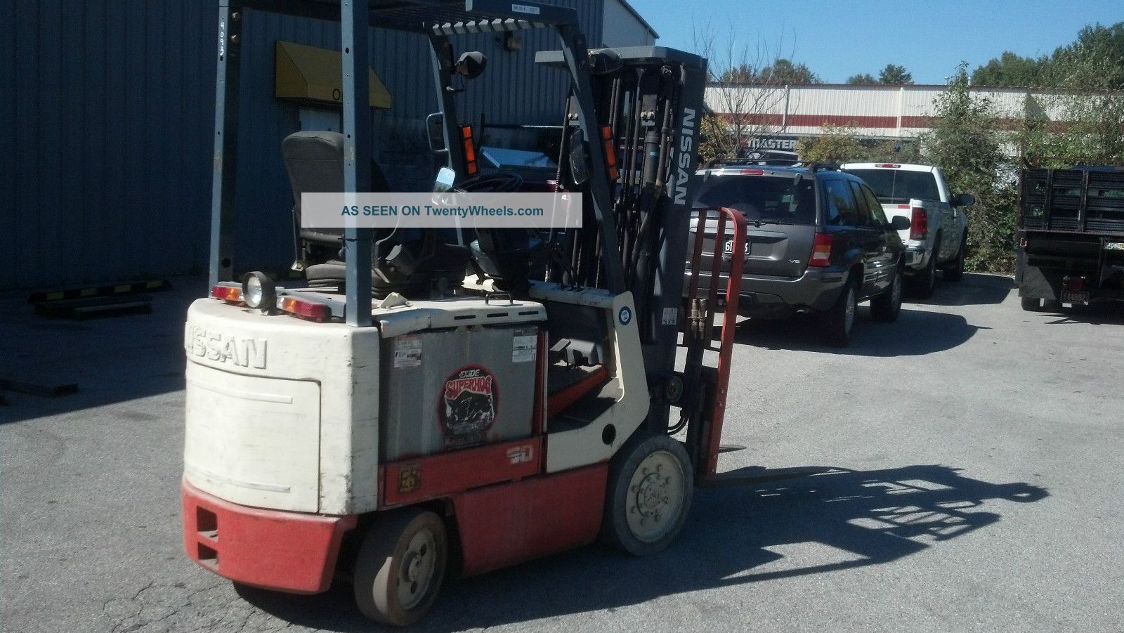 Nissan forklift model cwp02l25s #3