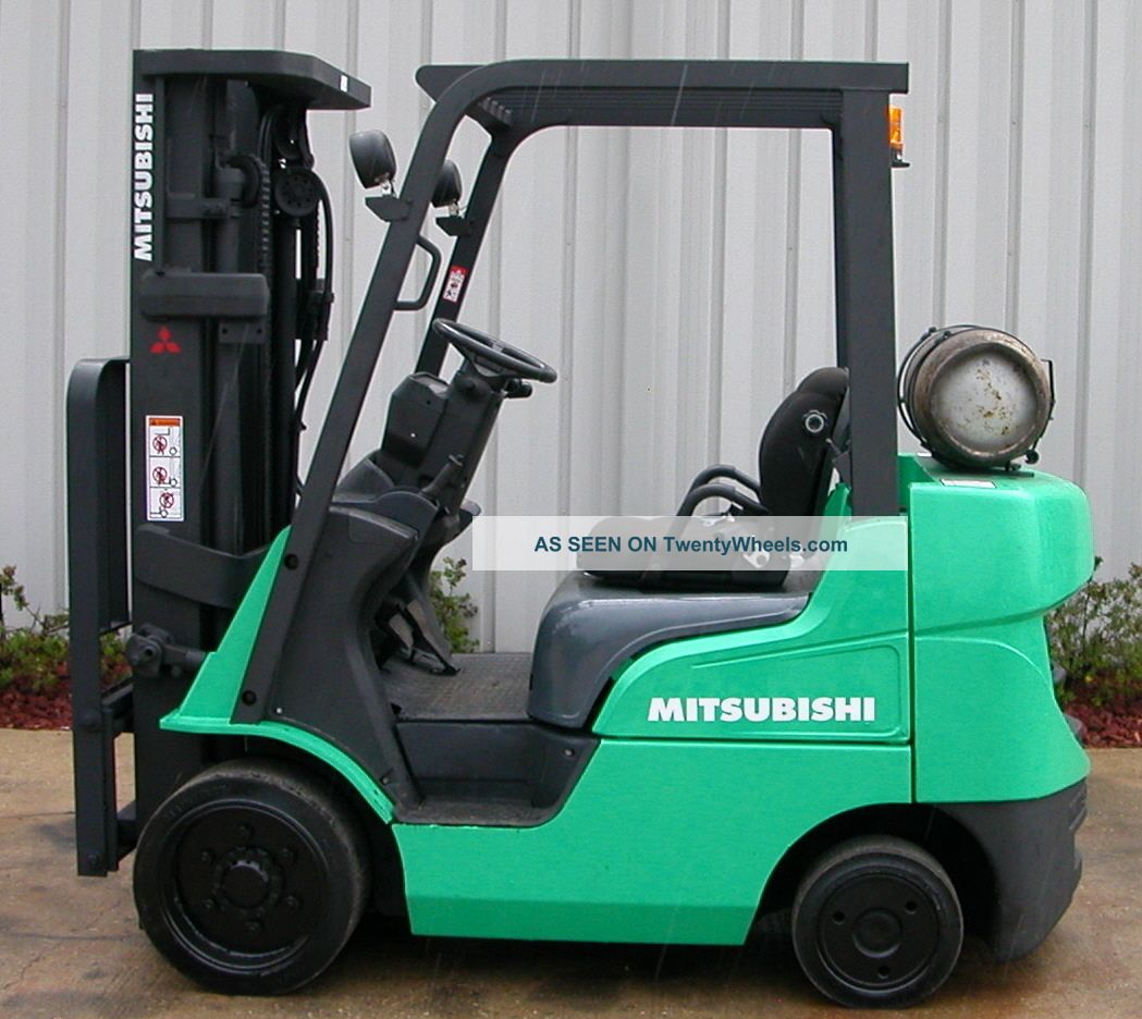 Mitsubishi Model Fgc25n (2005) 5000lbs Capacity Lpg Cushion Tire Forklift Forklifts photo