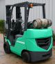 Mitsubishi Model Fgc25n (2005) 5000lbs Capacity Lpg Cushion Tire Forklift Forklifts photo 1