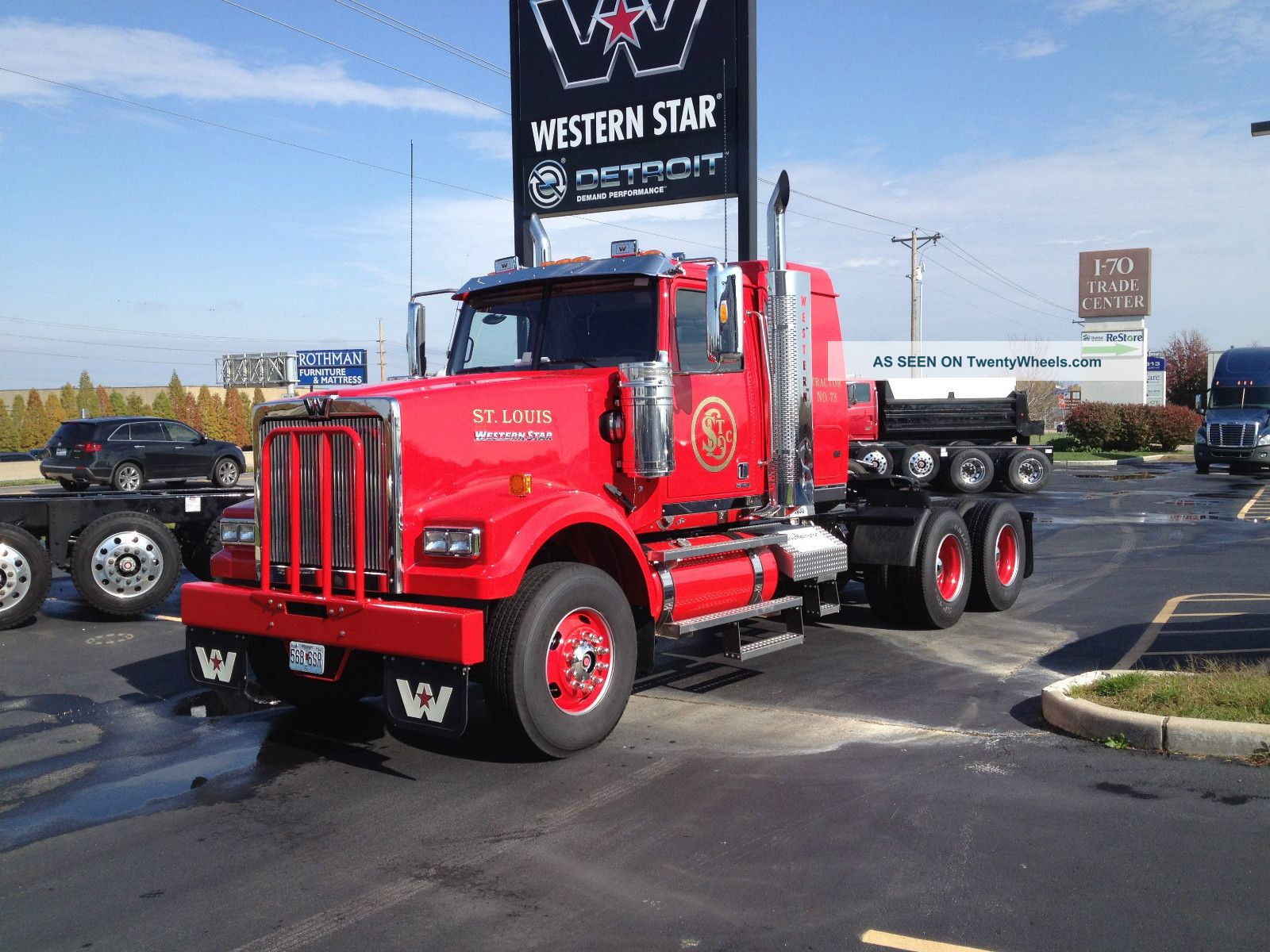 2013 Western Star 4900 Sf Factory Powered Glider Sleeper Semi Trucks photo