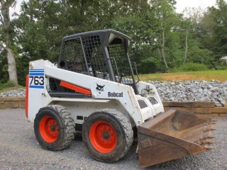 2003 Bobcat 763 With Cat Tooth Bucket 2700 Hours photo