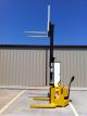 1999 Yale Walkie Stacker Walk Behind Forklift Electric Built In Charger Painted Forklifts photo 2