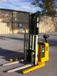 2005 Yale Walkie Stacker Walk Behind Forklift Built In Charger Electric Painted Forklifts photo 2
