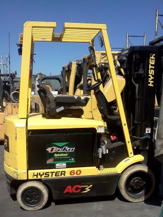 Hyster 2008 E60z - 33 Electric Forklift,  6,  000 Lb Capacity photo