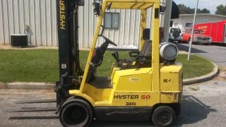 Hyster 5000 Forklift 2 Stage Mast Lp 4 Way Hydraulics photo