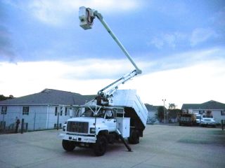 1996 Gmc Chipper Dump Forestry Bucket Truck C7500 Financing Available photo