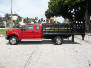 2006 Ford F550 Supercab Stakebed Flatbed Diesel Florida photo