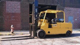 Cat T300 Forklift - Caterpillar 40,  000 Lb,  Propane,  Cushion Tire Lift Truck photo
