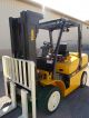 2010 Yale 8000 Lb Capacity Forklift Lift Truck Pneumatic Tire Diesel Engine Forklifts photo 3