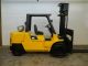 Nissan 10000 Lb Capacity Forklift Lift Truck Pneumatic Tire Triple Stage Lp Gas Forklifts photo 5