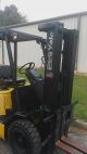 1997 Yale 5000 Lb Forklift 3 Stage Mast Air Type Tires Solid Pneumatic Lp Forklifts photo 8