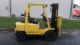 1996 Hyster 5000 Lb Forklift 3 Stage Mast Sideshifter Air Tires Pneumatic Lp Forklifts photo 1