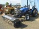 Holland Tn60a Tractor,  16x16 Power Shuttle,  7 ' Sweepster Broom, Tractors photo 2