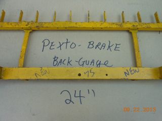 Pexto - Back Guage For Brake. . photo