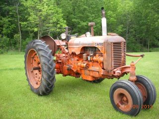 Case Dc Narrow Front Tractor With 3 - Point Hitch 1950 ' S Series.  Use Or Restore photo