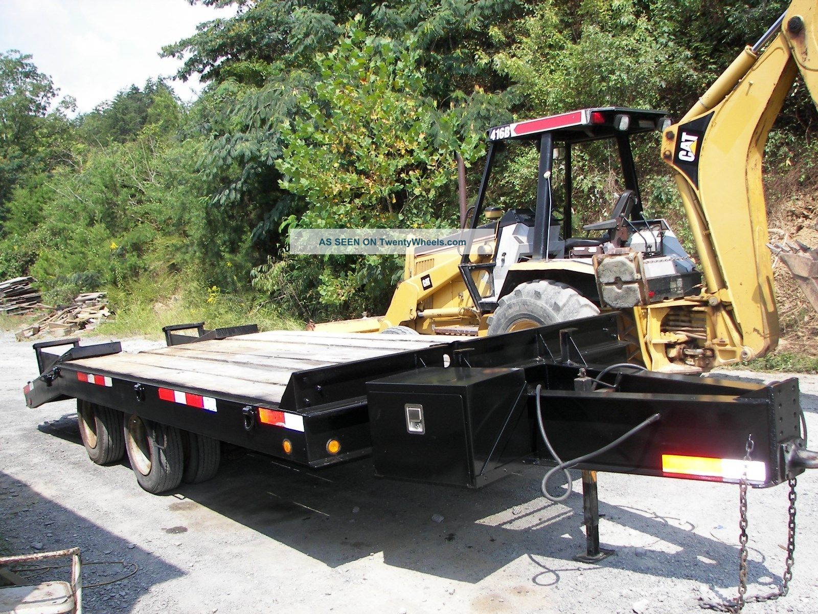 Custom 24 Ton Heavy Duty Pintle Pull Trailer