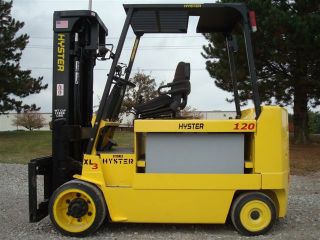 Hyster 12000 Lb Capacity Electric Forklift Lift Truck Recondtioned Battery photo