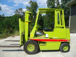 Clark Mode C300y - 40 Triple Mass Side Shifter 168 Inch Lift Height Forklift photo