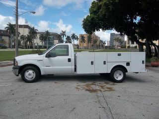 2006 Ford F350 Dually Utility Service Truck Diesel Florida photo