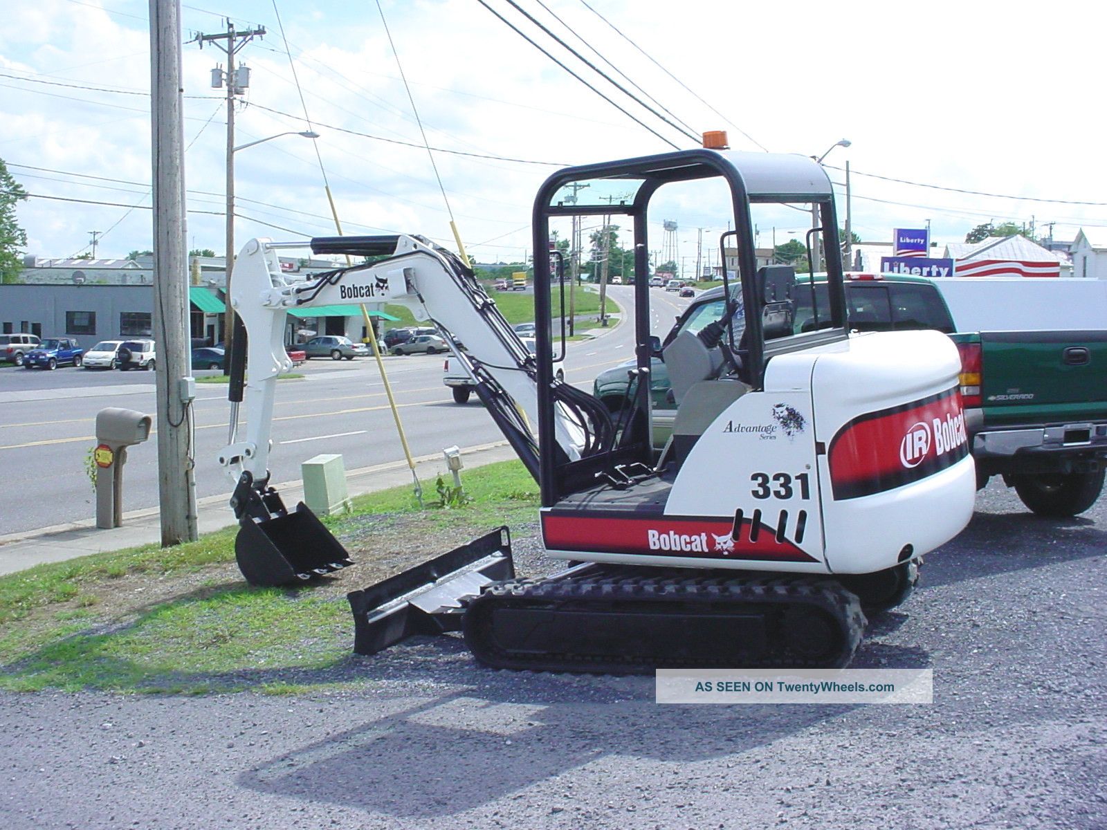 Bobcat 331 Mini Excavator, Kubota Diesel, 2 Speed, Paint, Tracks, Quicktac
