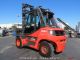 2011 Linde H70d - 396 14,  000lb Forklift Lift Truck Hyd Fork Positioners Cab A/c Forklifts photo 6