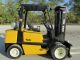 Yale Glp080 Forklift Lift Truck Hilo Fork,  Pneumatic 8,  000lb Lift Hyster Forklifts photo 1