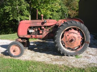 Vintage Circa 1957 Co Op E3 Tractor With Wide Front End photo