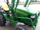 2012 John Deere 2520 4wd 27hp W/ 200cx Loader And Frontier 48 