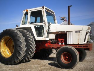 Case 1370 Diesel Tractor Power Shift Case Ih Good Radial Tires Axle Duals Weight photo
