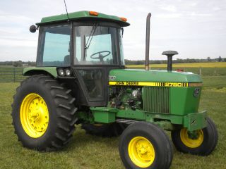 John Deere 2750 Diesel Tractor Jd Cab With Cold Ac photo