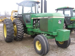 John Deere 4640 With Dauls Cab Air 6700 Hrs Qud.  Shift In Pa Very Strong photo