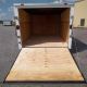 7x16 7 X 16 V - Nose Enclosed Cargo Trailer Ramp Door & Side Door,  Dexter Axles Trailers photo 1