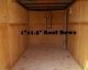 7x16 7 X 16 V - Nose Enclosed Cargo Trailer Ramp Door & Side Door,  Dexter Axles Trailers photo 2