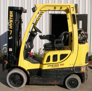 Hyster Model S50ft (2005) 5000lbs Capacity Lpg Cushion Tire Forklift photo
