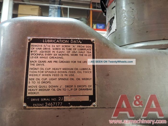 Bridgeport Vertical Mill - 9 X 48 - 2 Hp 22833 Milling Machines photo