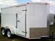 6x12 Enclosed Trailer Cargo Tandem Dual Double Axle V - Nose Lawn Motorcycle 14 Trailers photo 2
