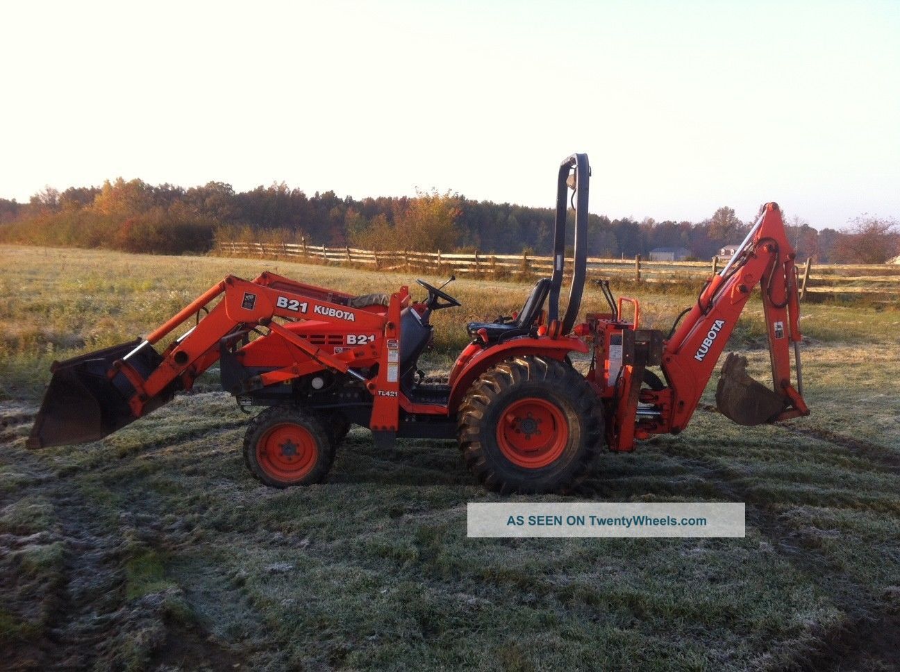 Kubota B2100,  Tractor,  Loader,  Backhoe,  Hydrostatic,  3 - Cyl Diesel Engine,  21 Hp Tractors photo