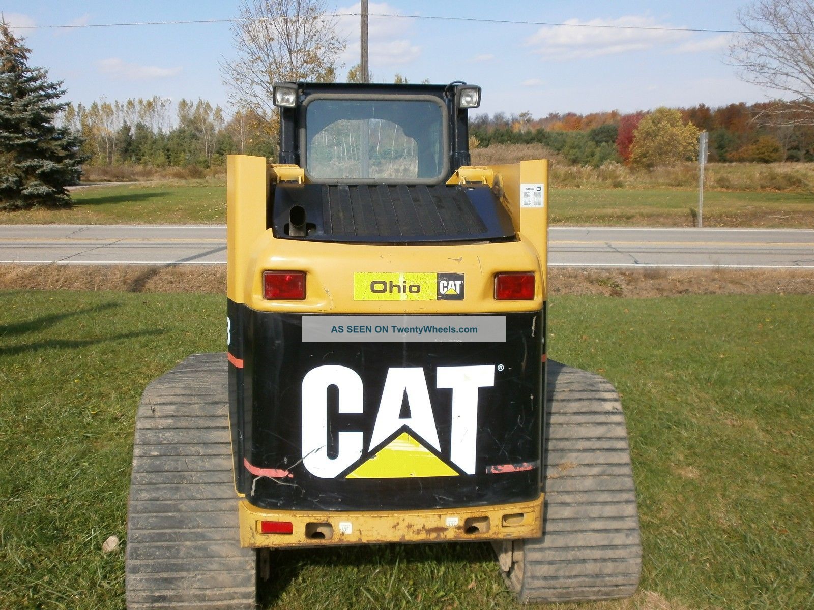 2006 Caterpillar 277b Cat Track Skid Steer Loader Backhoe Attachment