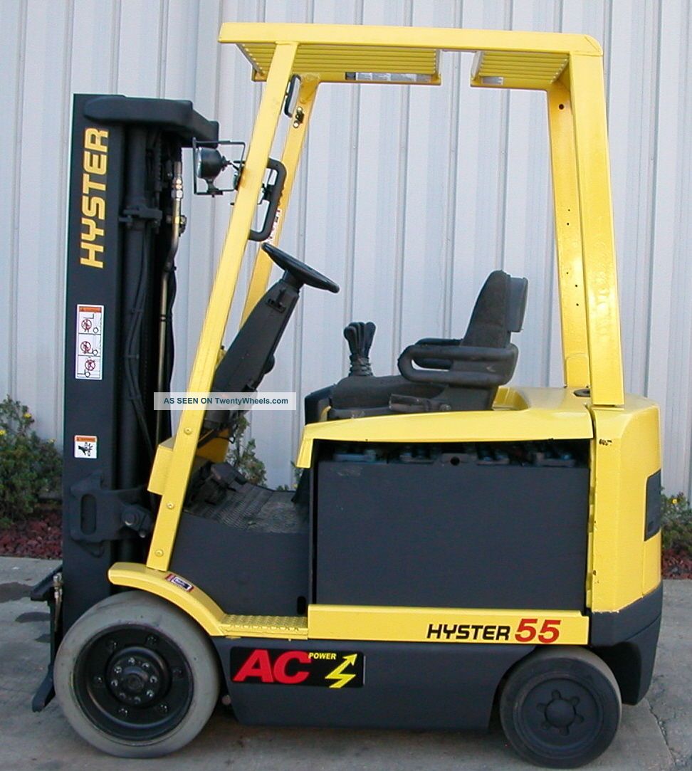 Hyster Model E55z - 33 (2007) 5500lbs Capacity Electric Forklift Forklifts photo