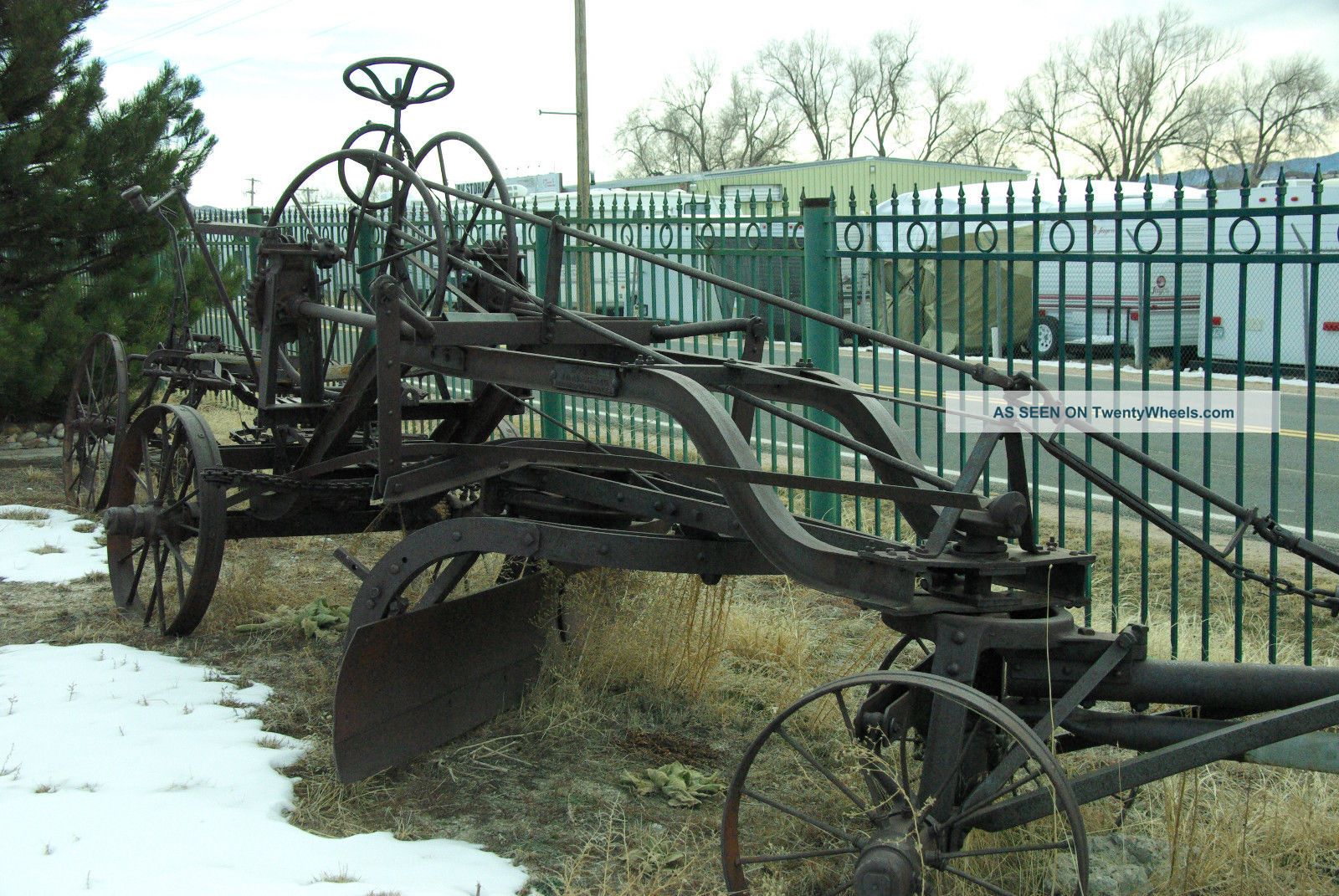 Antique Road Grader - Adams Road King Antique & Vintage Farm Equip photo
