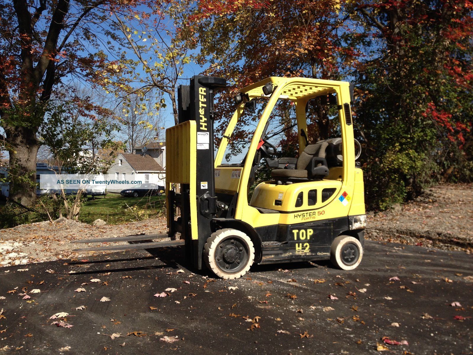 2008 Hyster S50ft 5000 Lb Capacity Forklift W/ Side Shifter Forklifts photo