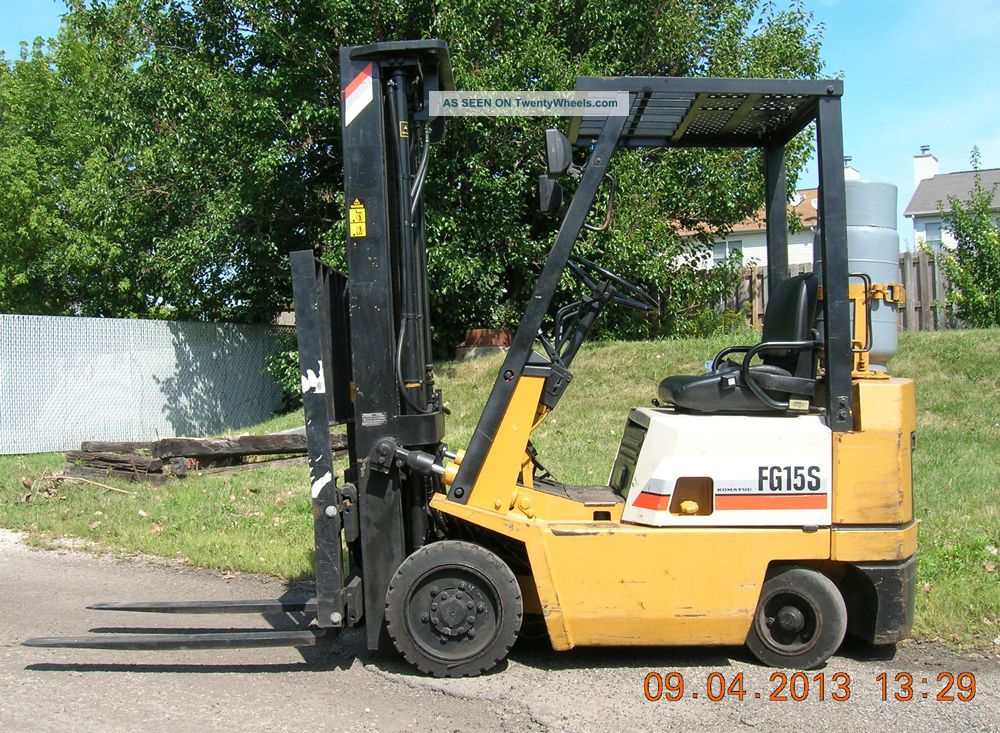 Komatsu Fg15s Lp Forklift Forklifts photo
