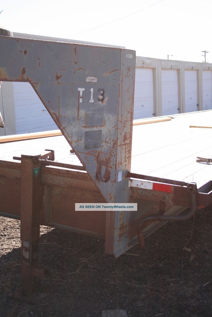 1996 Flat Bed Gooseneck Trailer Deck Trailers photo