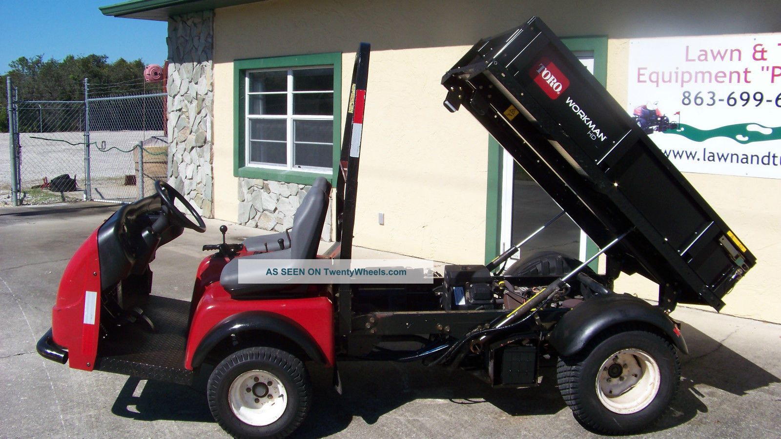 2004 Toro 3100 Workman, 23 Hp Gas Engine, 2wd, Hyd Dump