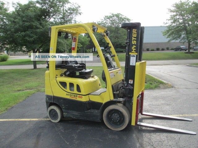 2007 Hyster S50ft Forklift - 5k Lb Cap - Lpg - 189 Triple - 4 Way Forklifts photo