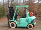 2003 Mitsubshi 5000 Lb Fork Lift,  Three Stage,  Side Shift,  Non - Marking Tires Forklifts photo 5