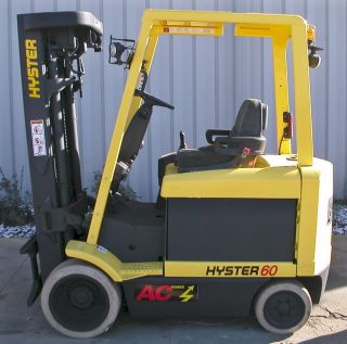 Hyster Model E60z (2005) 6000lbs Capacity Electric Forklift photo
